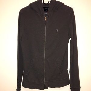 Men’s All Saints Thermal Zip Hoodie